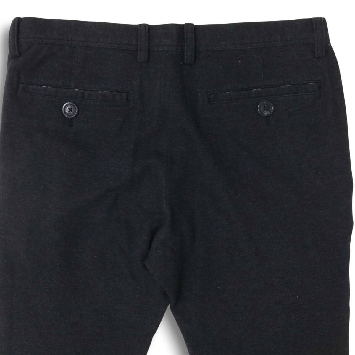 BURBERRY BLACK LABEL バーバリー ブラックレーベル 秋冬★ チェック使い ストレート パンツ Sz.76 メンズ_画像6