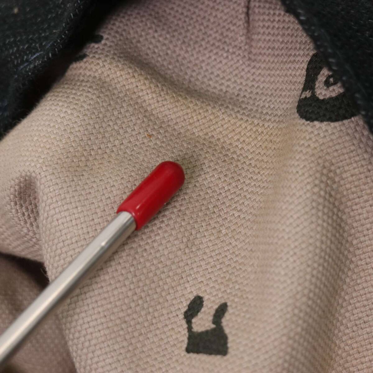 Bluebeet ブルービート 秋冬★ デザイン柄 ステッチ ハット フェドラハット 帽子 Sz.L メンズ_画像8