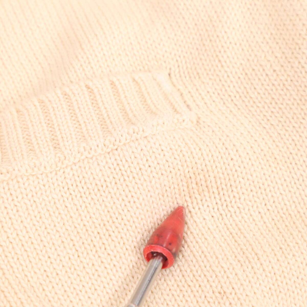 EAST BOY イーストボーイ 通年 ピンク刺繍♪ コットン スクール ニット カーディガン Sz.9 レディース 女子 学生 通学_画像9