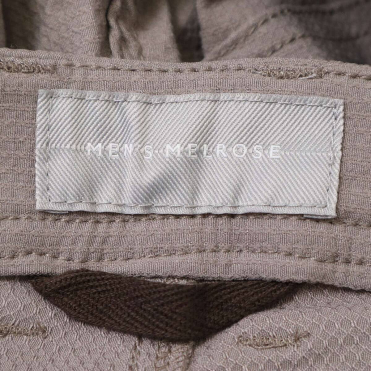MEN'S MELROSE メンズメルローズ 通年 ストレッチ★ レーヨン スリム 5ポケット パンツ Sz.3 メンズ_画像8