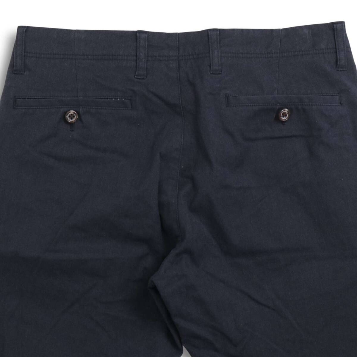 TAKEO KIKUCHI タケオキクチ 通年 ストレッチ★ ストレート スラックス パンツ Sz.3 メンズ 紺 ネイビー_画像7