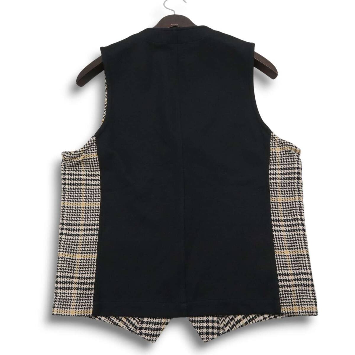 g-stage ジーステージ 通年 チェック切替★ ベスト ジレ Sz.48　メンズ 日本製_画像4