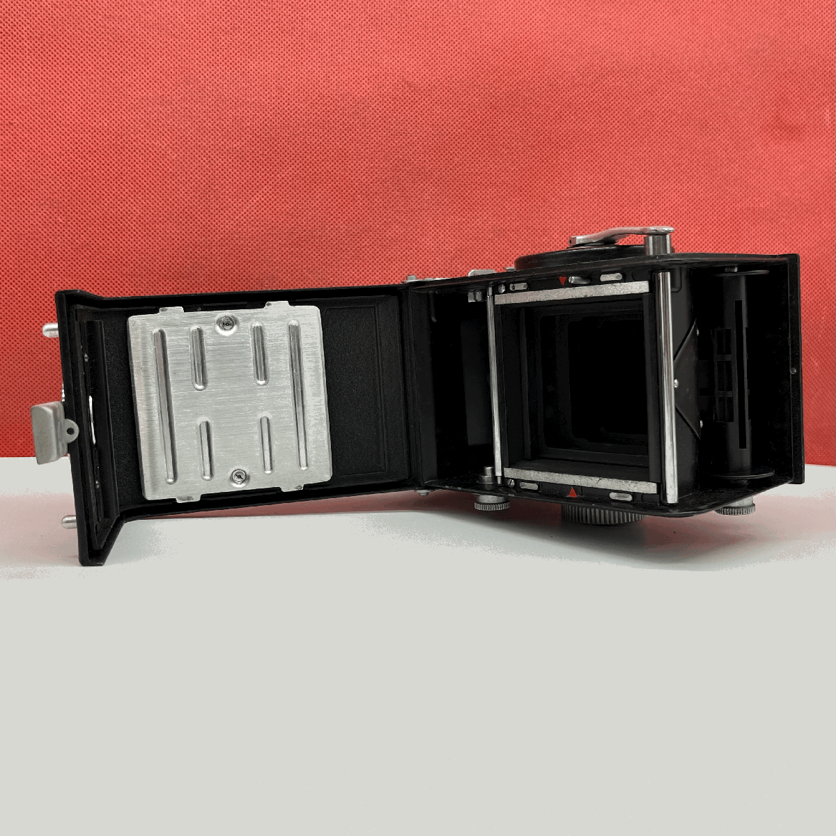 ☆57 Yashica Yashica-Mat F3.2 80mm / F3.5 80mm フィルム二眼レフカメラ 現状品 1円スタート ヤシカ_画像7