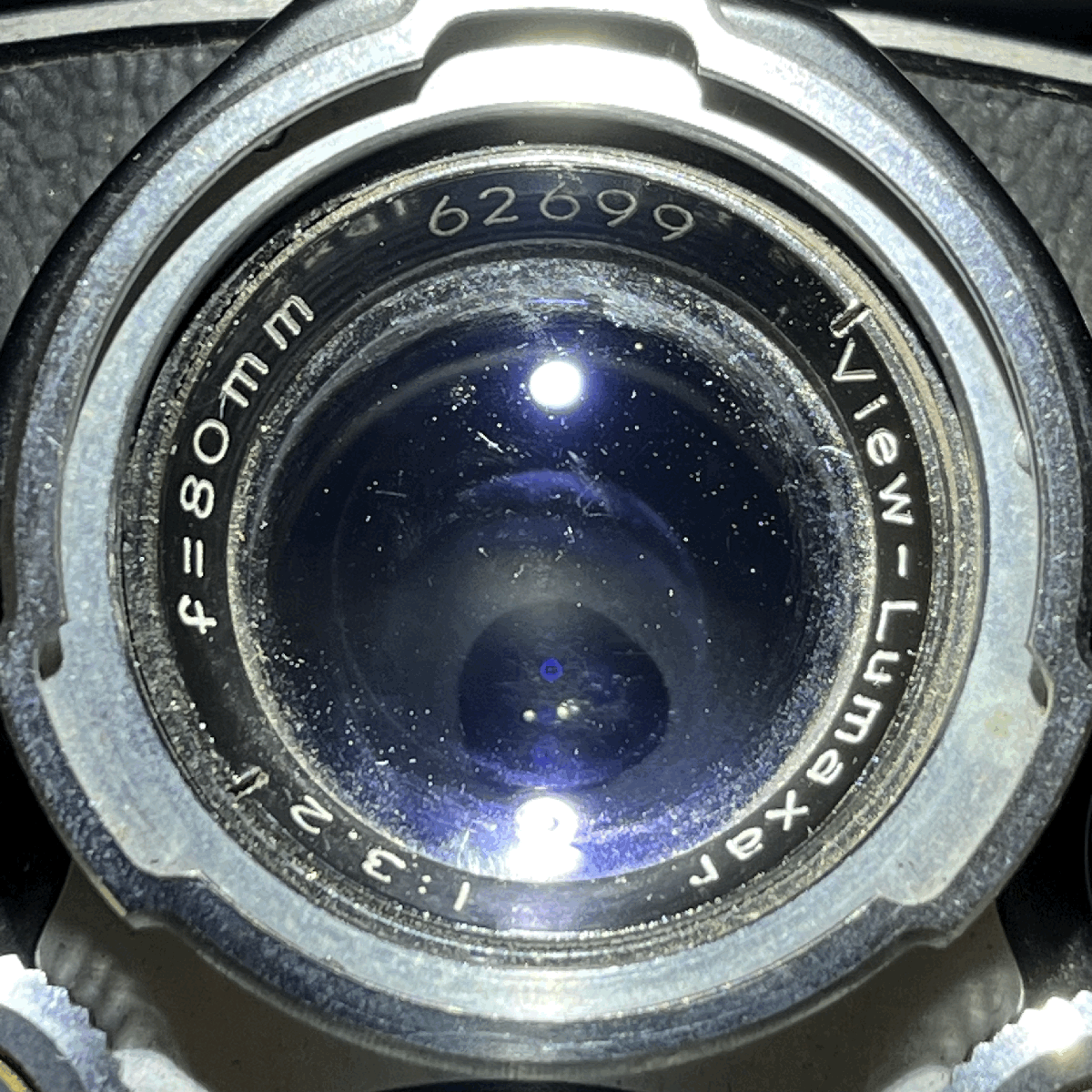 ☆57 Yashica Yashica-Mat F3.2 80mm / F3.5 80mm フィルム二眼レフカメラ 現状品 1円スタート ヤシカ_画像8