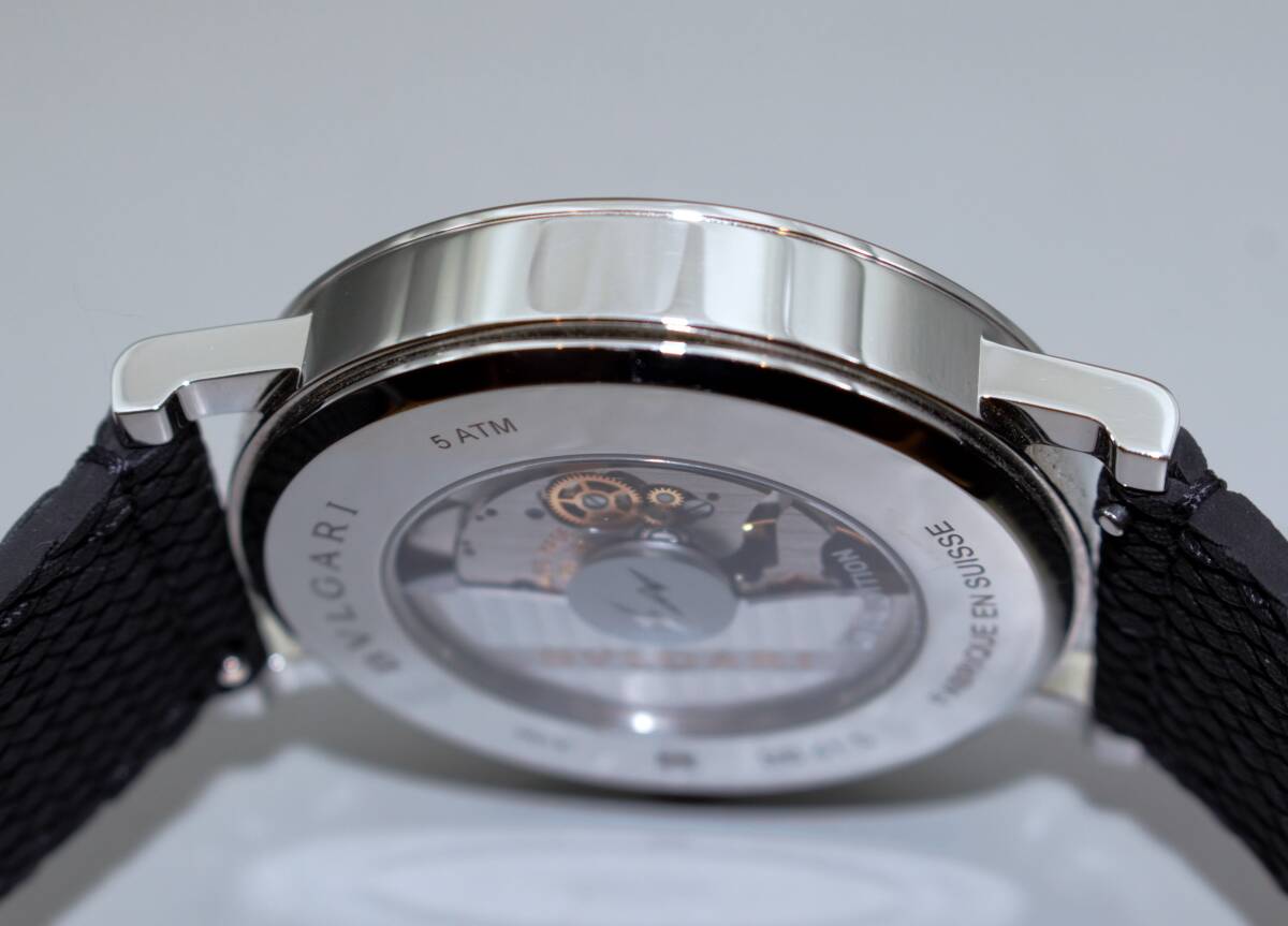 ☆時計☆1円~☆BVLGARI (ブルガリ)☆BB41S☆ブルガリ・ブルガリ フラグメントデザイン 日本限定200本☆BK文字盤 メンズ ☆『VRW-1196』_画像7