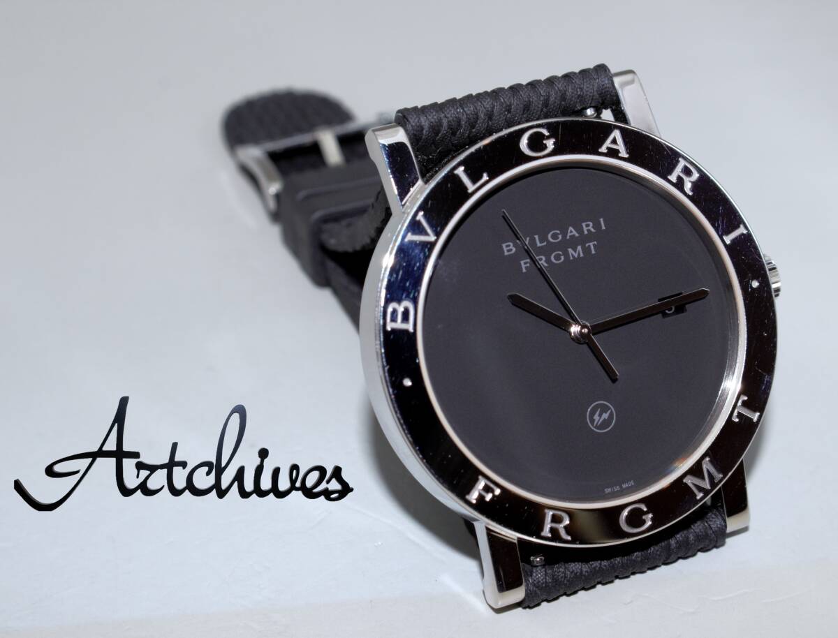 ☆時計☆1円~☆BVLGARI (ブルガリ)☆BB41S☆ブルガリ・ブルガリ フラグメントデザイン 日本限定200本☆BK文字盤 メンズ ☆『VRW-1196』_画像1