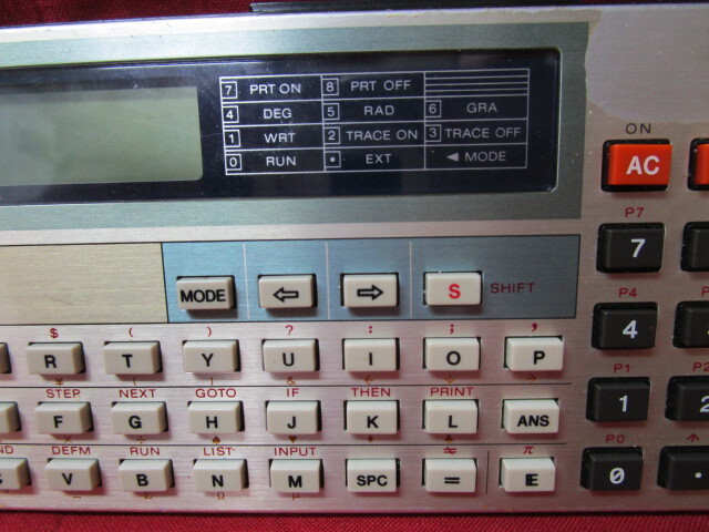 H[6756] * CASIO Casio PERSONAL COMPUTER PB-100 * карманный компьютер утиль 