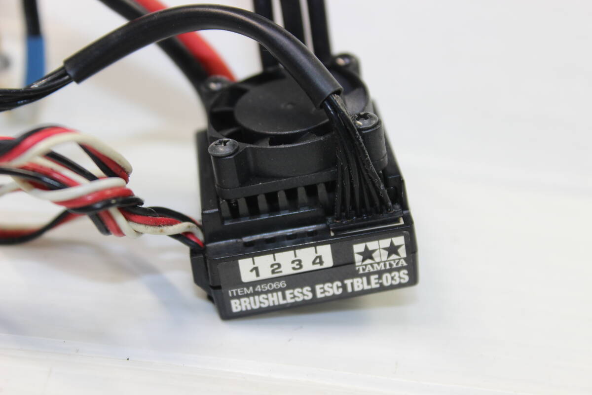 タミヤ TBLE-03SブラシレスESC■タミグラTA07TA05TB04TB06TT02TT01TC01TRF421タミチャレTA08R_画像2
