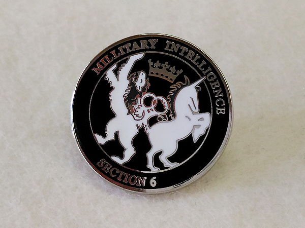 ★即決★007ジェームスボンド MI6ピンバッジ★映画グッズ スパイ_画像1
