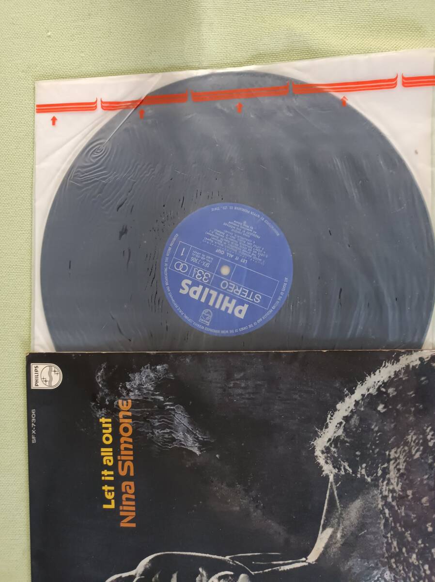 MCSJF★都 LP ニーナ・シモン NINA SIMONE LET IT ALL OUT SFX-7306_画像2