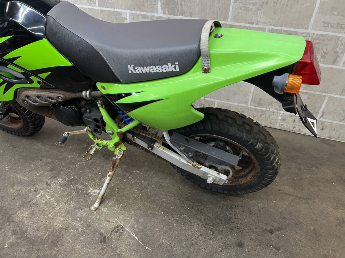 KAWASAKI　カワサキ　KSR80 KSRⅡ　MX080B　販売証明書有り　エンジン始動動画有り　売り切り　未整備　現状車　バンガレ_画像10