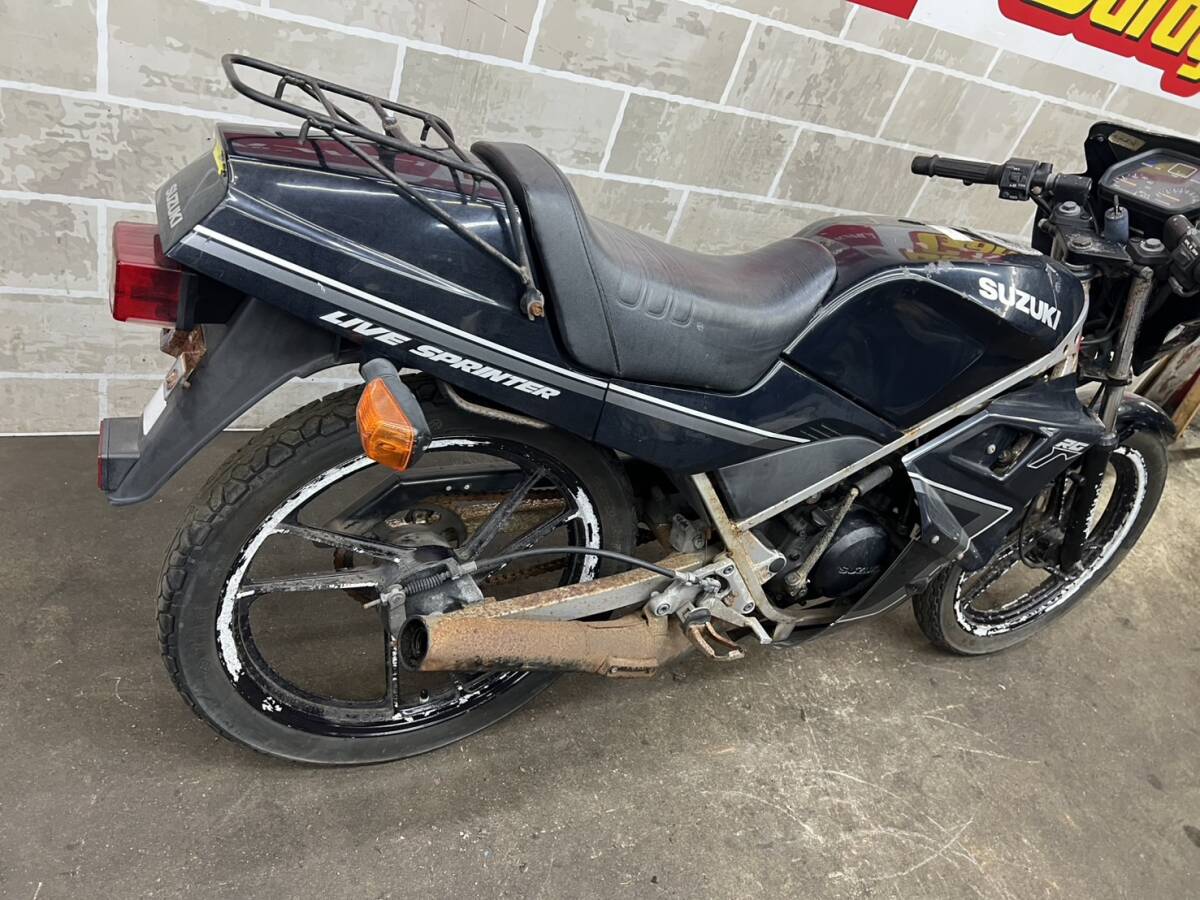SUZUKI　スズキ　RG50Γ　RG50ガンマ　NA11A　販売証明書有り　場内走行確認済み　始動動画有り　売り切り　未整備　現状車　バンガレ_画像8