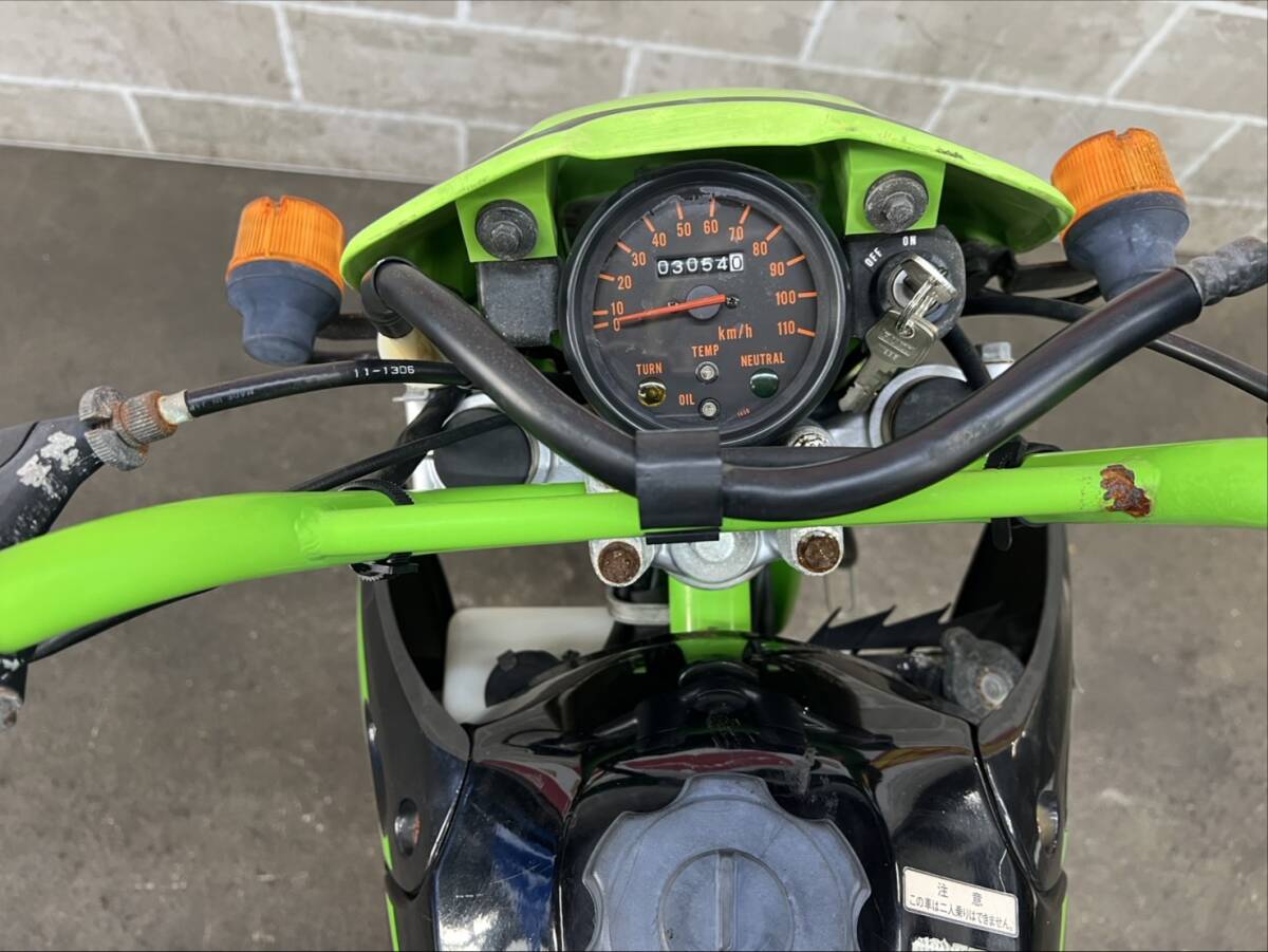 KAWASAKI　カワサキ　KSR80 KSRⅡ　MX080B　販売証明書有り　エンジン始動動画有り　売り切り　未整備　現状車　バンガレ_画像5