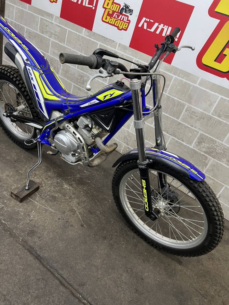 SHERCO シェルコ　TY125 CLASSIC クラシック VNBS821TRJA 販売証明書有り 場内走行確認済み 始動動画有り 未整備 現状 売り切り バンガレ_画像7