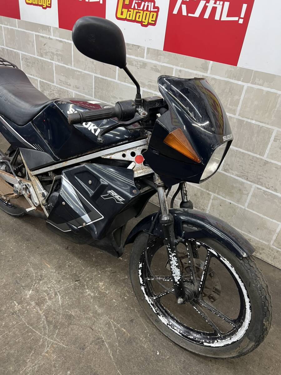 SUZUKI　スズキ　RG50Γ　RG50ガンマ　NA11A　販売証明書有り　場内走行確認済み　始動動画有り　売り切り　未整備　現状車　バンガレ_画像7