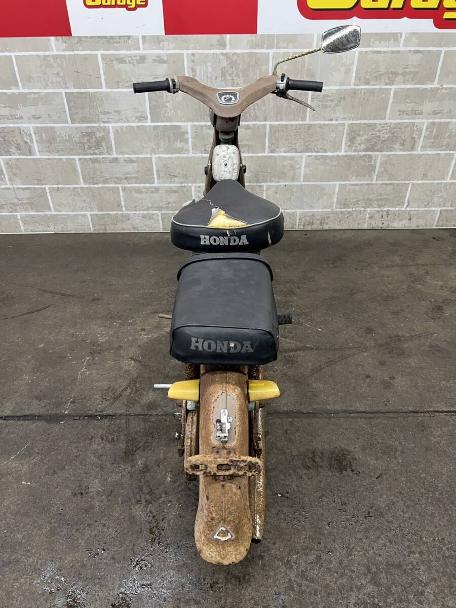 HONDA　ホンダ　SUPER CUB　スーパーカブ　C105　販売証明書有り　エンジン始動動画有り　売り切り　未整備　現状車　バンガレ_画像4