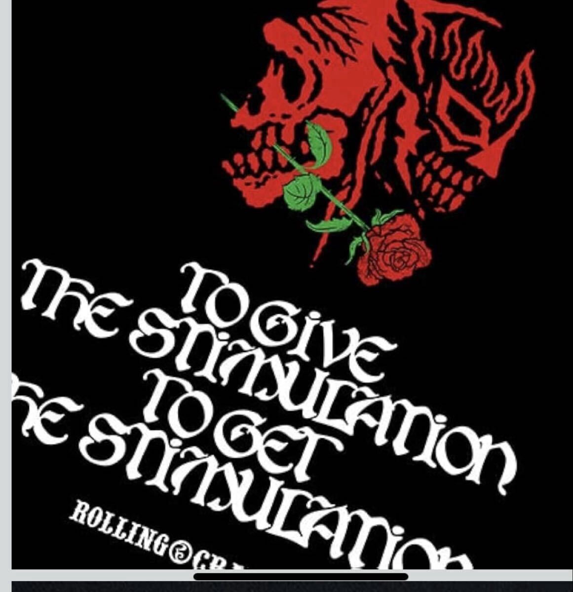 希少　廃盤　ROLLING CRADLE× 葛西純×エル デスペラード トリプルコラボtシャツ 新日本　ハードコア　デスマッチ　Tシャツ　黒　XXL 
