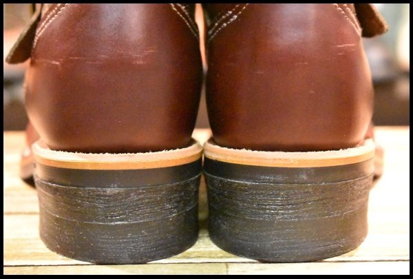 【8E 美品 黒タグ】Chippewa チペワ 91068 エンジニア コードバン バーガンディ 11インチハイト スチールトゥ ブーツ HOPESMORE_画像7