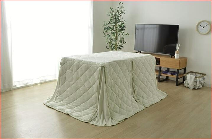 ダイニングコタツ用布団90用　235×235cm　ハイコタツ布団　こたつ布団　上掛布団　ダイニングこたつ布団　 IV 沖縄、諸島部は不可　_画像5