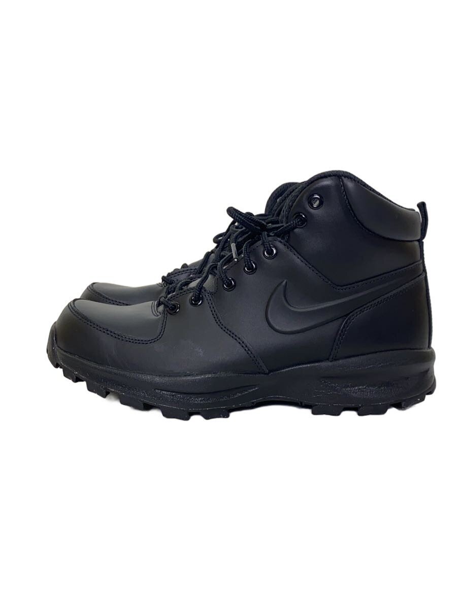 NIKE◆MANOA LEATHER/マノアレザー/ブラック/454350-003/27cm/BLK//_画像1