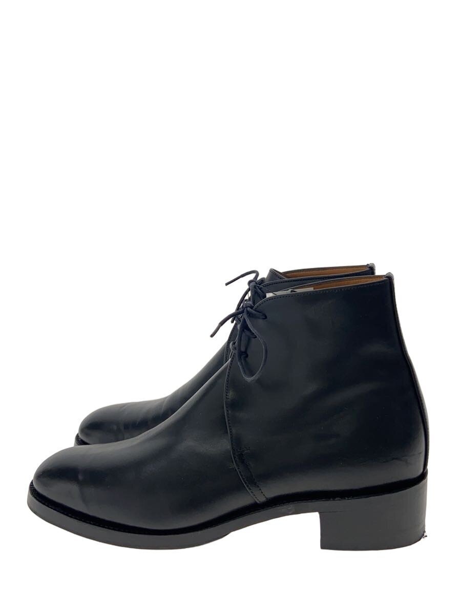 SANDERS◆チャッカブーツ/UK9.5/BLK/牛革/2685BC_画像1