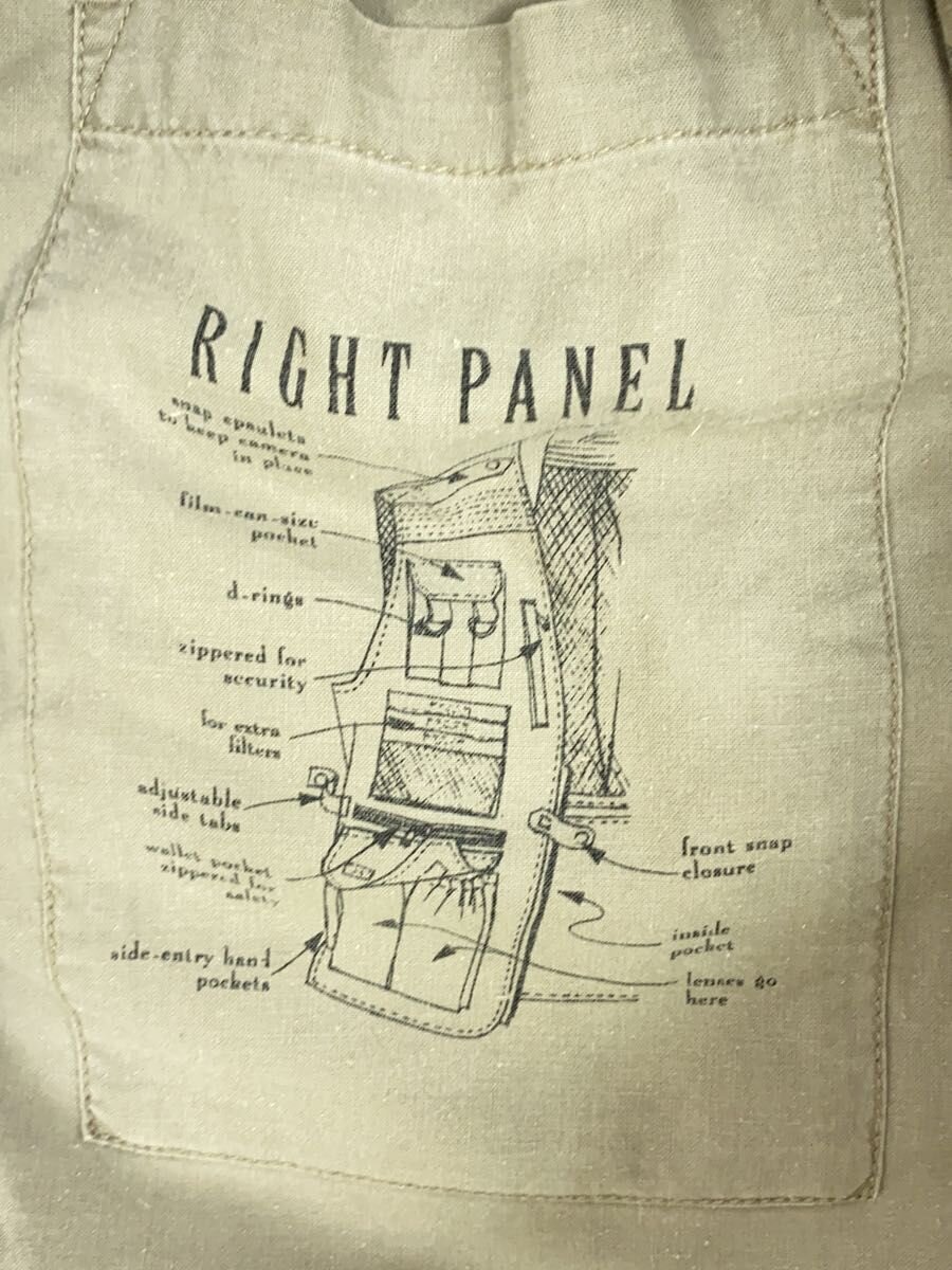 BANANA REPUBLIC◆80s/サファリベスト/XS/コットン/BEG_画像4