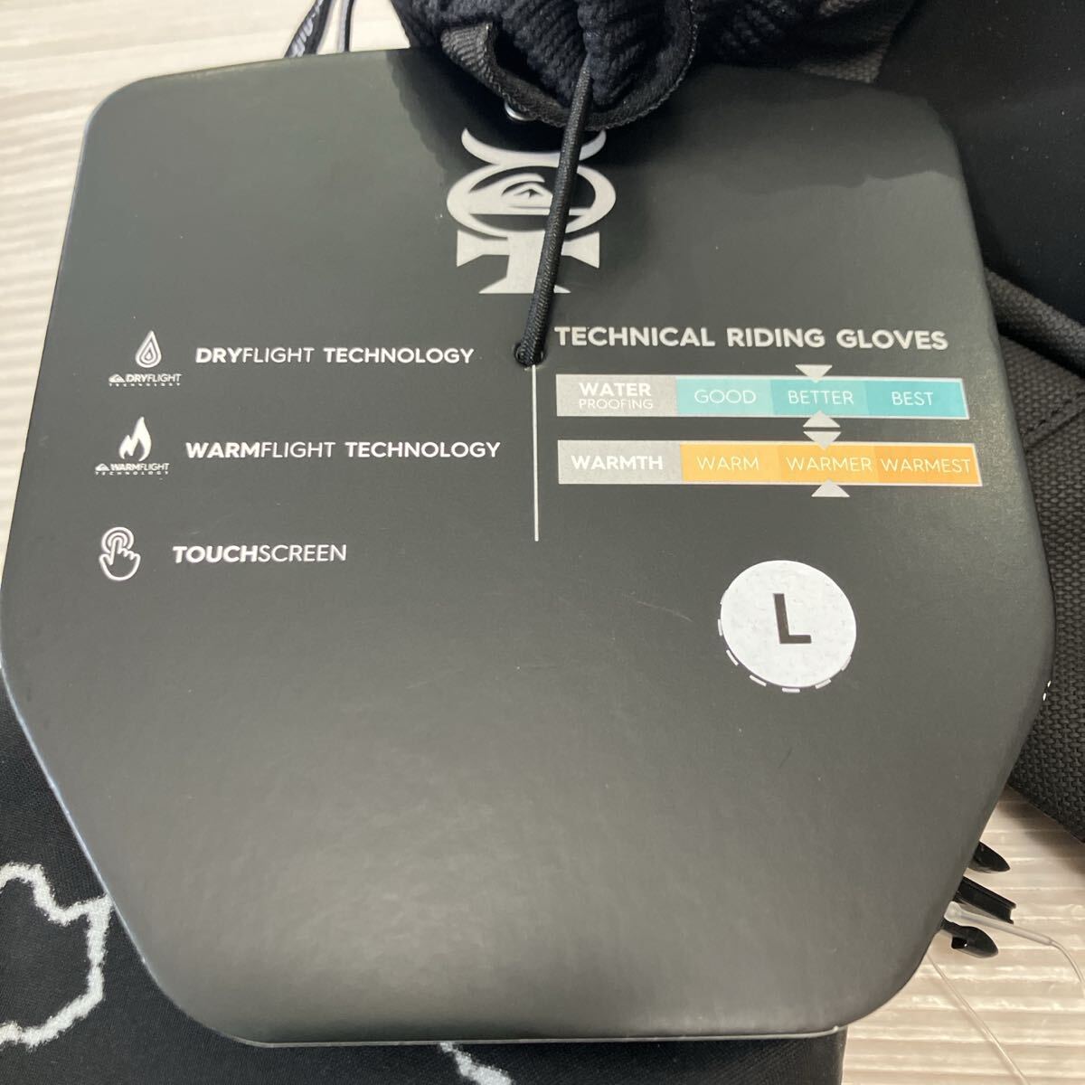 送料無料 新品 QUIKSILVER スノーボード METHOD MITT L_画像5