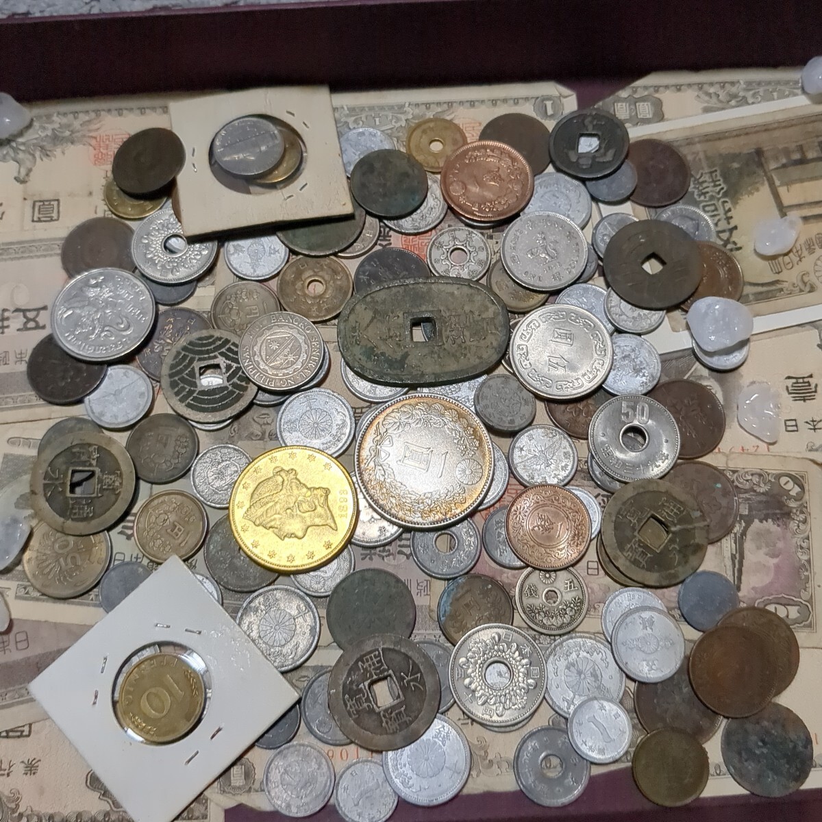  Япония старая монета небо гарантия через ... через . документ ... желтый медная монета синий медная монета дракон медная монета aluminium sen и т.п. много старая монета старая монета суммировать много медная монета дыра sen маленький штамп совместно 10.20