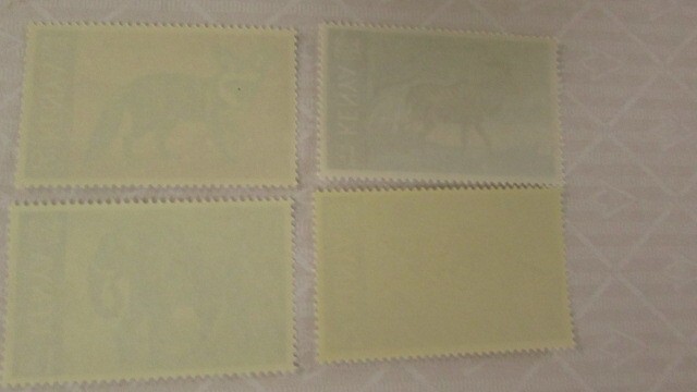 121 ケニア 動物 (1966-71) 4種完 1966-71-1_画像2