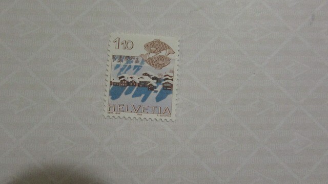 123 スイス 星座と風景 1種完 1982-08-23_画像1