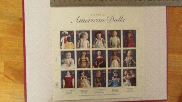 □小型切手 小型切手 アメリカ アメリカンドールズ 15種小型完 1997-07-28_画像1