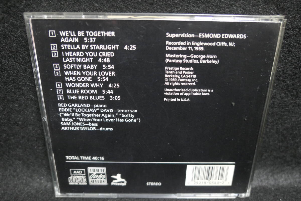 ●送料無料● レッド・ガーランド / RED GARLAND PLUS EDDIE LOCKJAW DAVIS PLUS / OJCCD-360-2 / 0025218036023_画像2