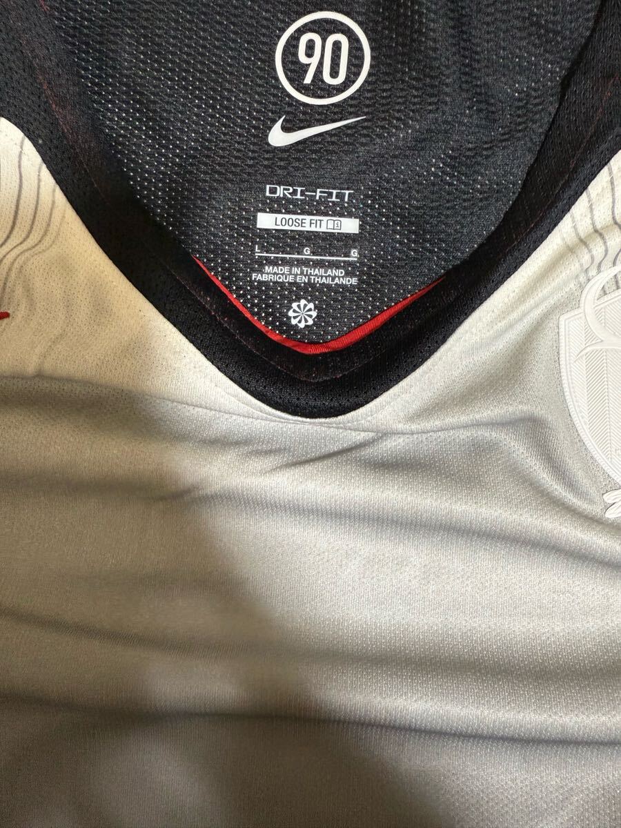 鹿島アントラーズ25NIKE DF T90 S/S トップ JSY（セイル） 鹿島アントラーズ 25NIKE DF T90 S/S トップ JSY（セイル） L