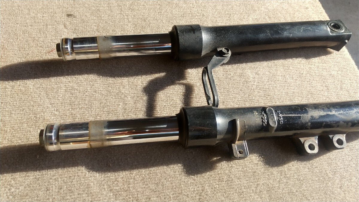 ホンダスペイシー100JF-13フロントショック漏れ無し_画像3