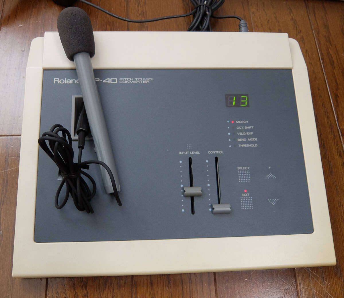 ▼ Roland ピッチ?トゥ?MIDIコンバーター 「CP-40」 / 専用ソフト「はなうたはなうたくん」ver.2.0付屬　歌聲?電子楽器入力をMIDI変換