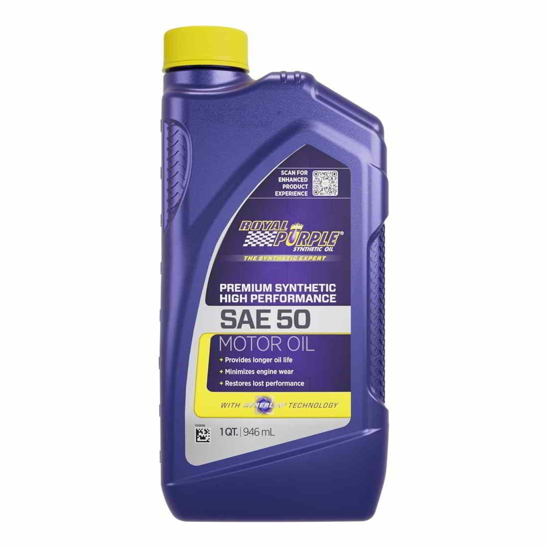 M5 新品 ロイヤルパープル SAE 50 ハイパフォーマンスシンセティック エンジンオイル 946ml 高性能合成 シ rp01050_画像1