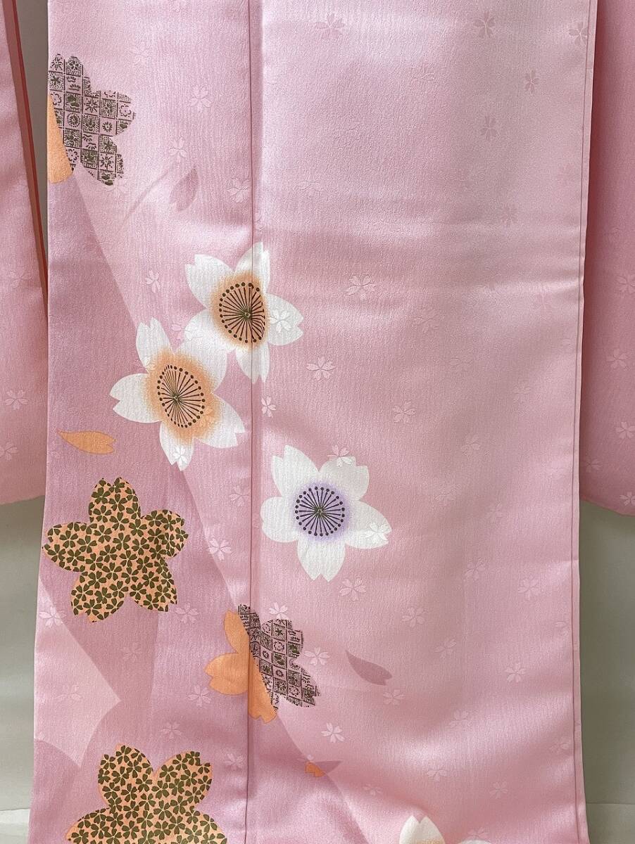 IROHA◆振袖◇【tc2251】成人式 卒業式◆ポリエステル【中古】【ピンク】_画像5