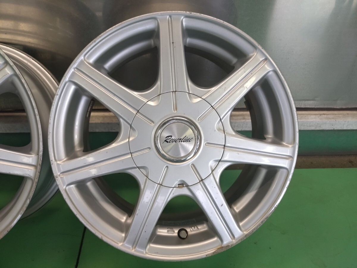 ☆４穴マルチ☆社外アルミホイール☆ジャンク品☆＠56_画像2