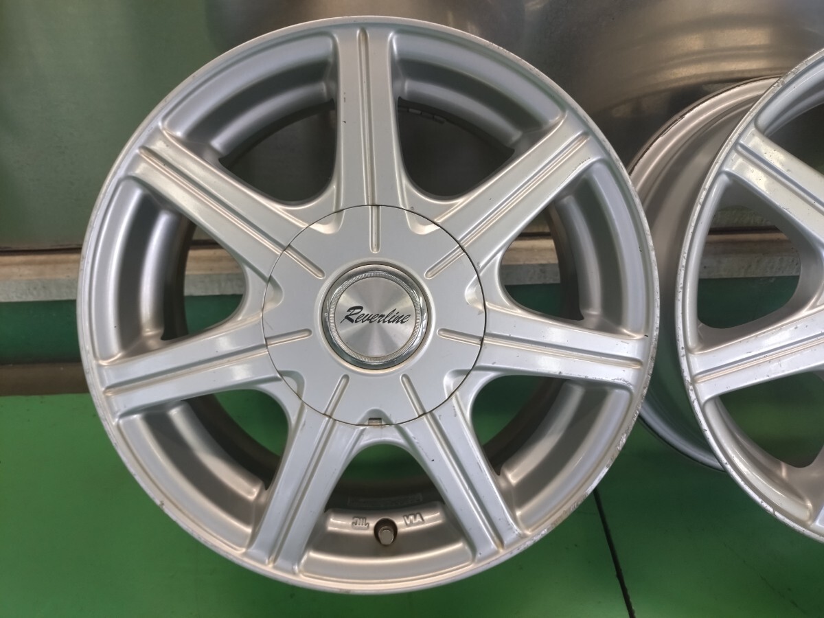 ☆４穴マルチ☆社外アルミホイール☆ジャンク品☆＠56_画像3