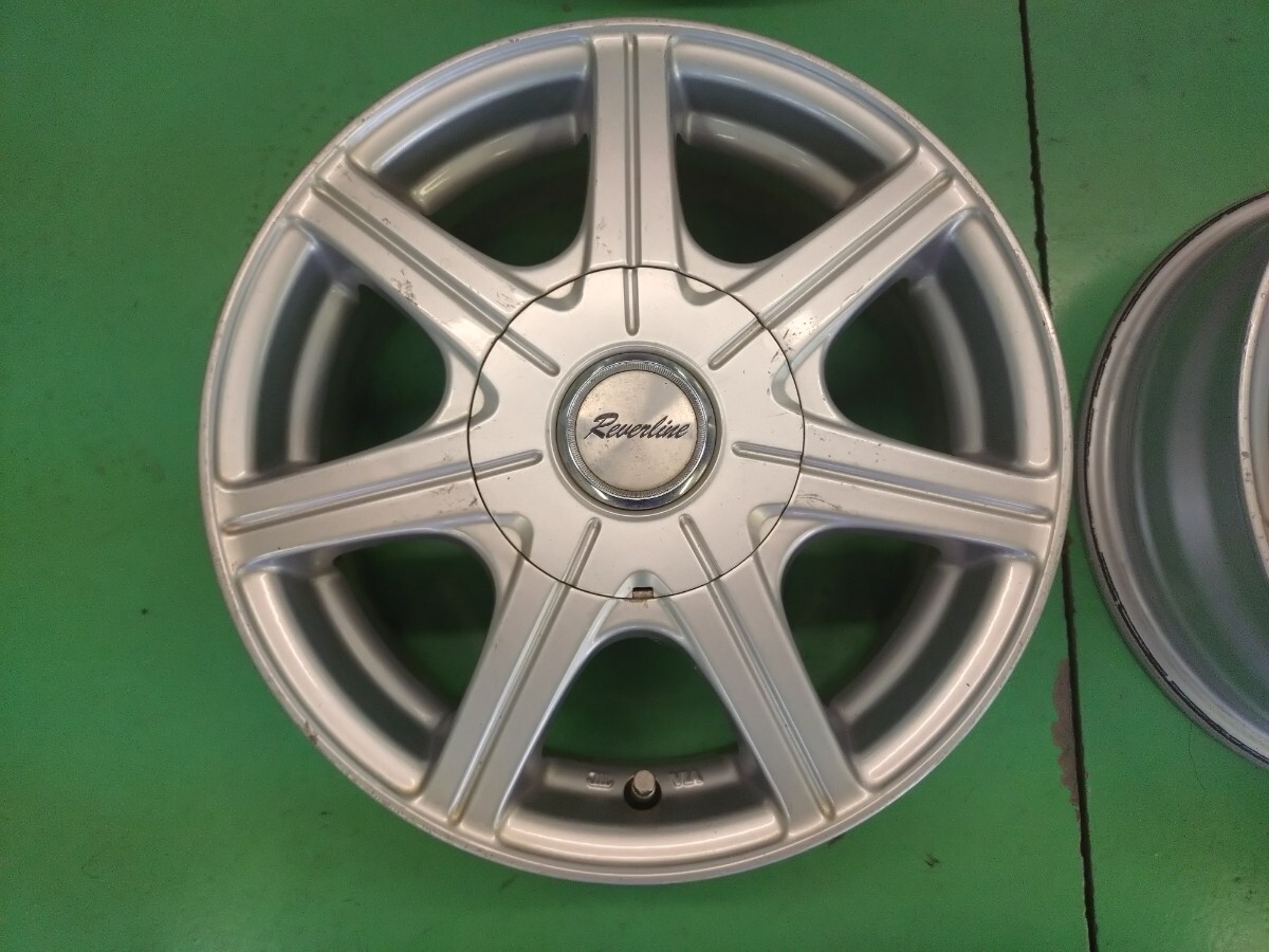☆４穴マルチ☆社外アルミホイール☆ジャンク品☆＠56_画像4