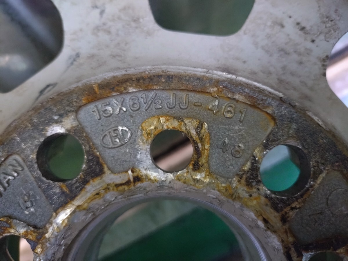 ☆５穴マルチ☆社外アルミホイール☆ジャンク品☆＠58_画像7