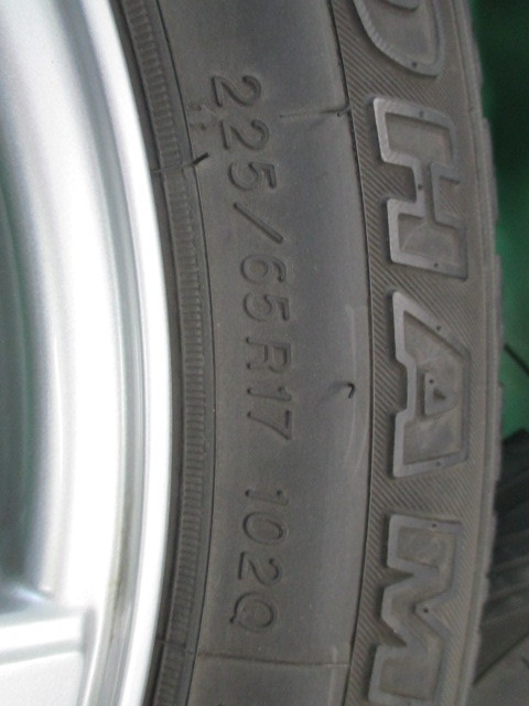 ☆良品☆17インチアルミスタットレスセット☆225/65R17☆RAV4等に☆@24_画像7