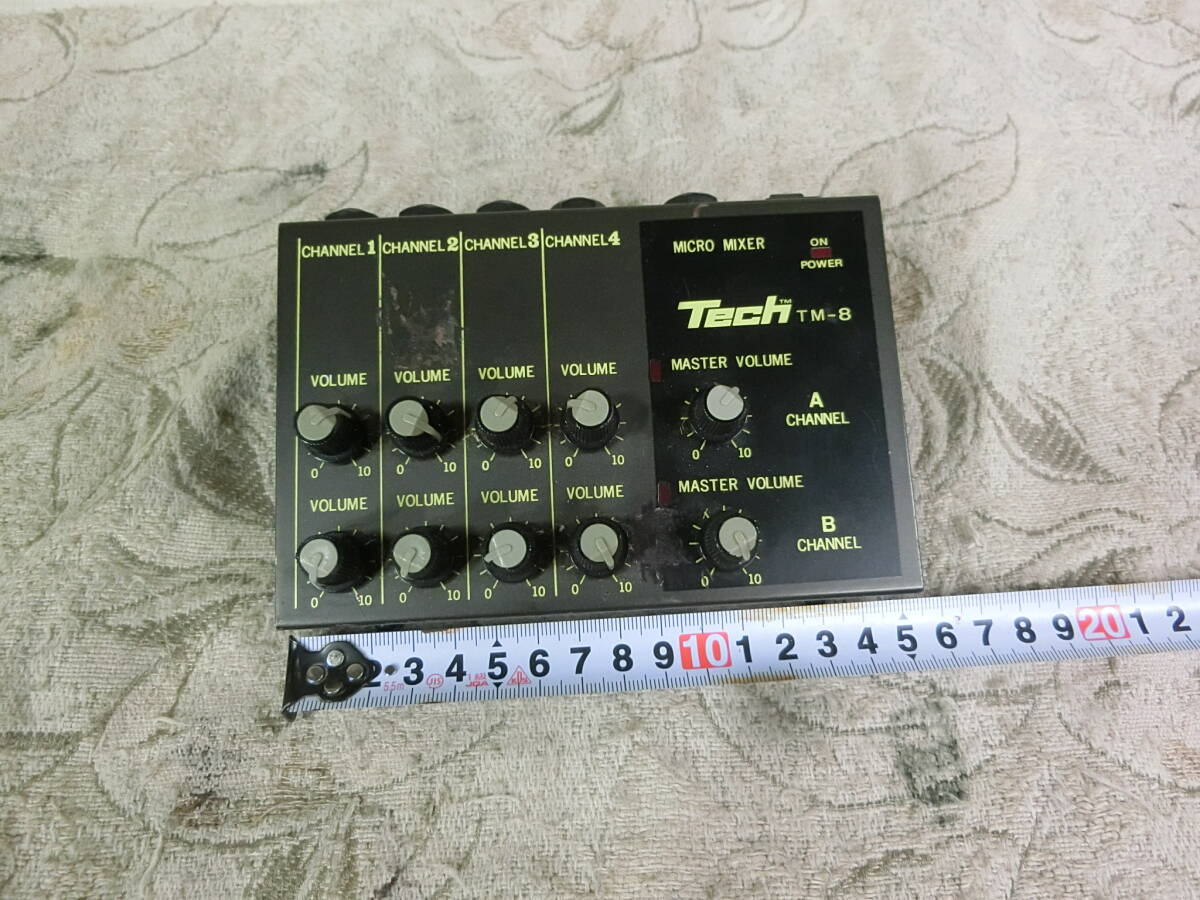 ★③Tech テック TM-8 マイクロミキサー ★ジャンク品_画像1