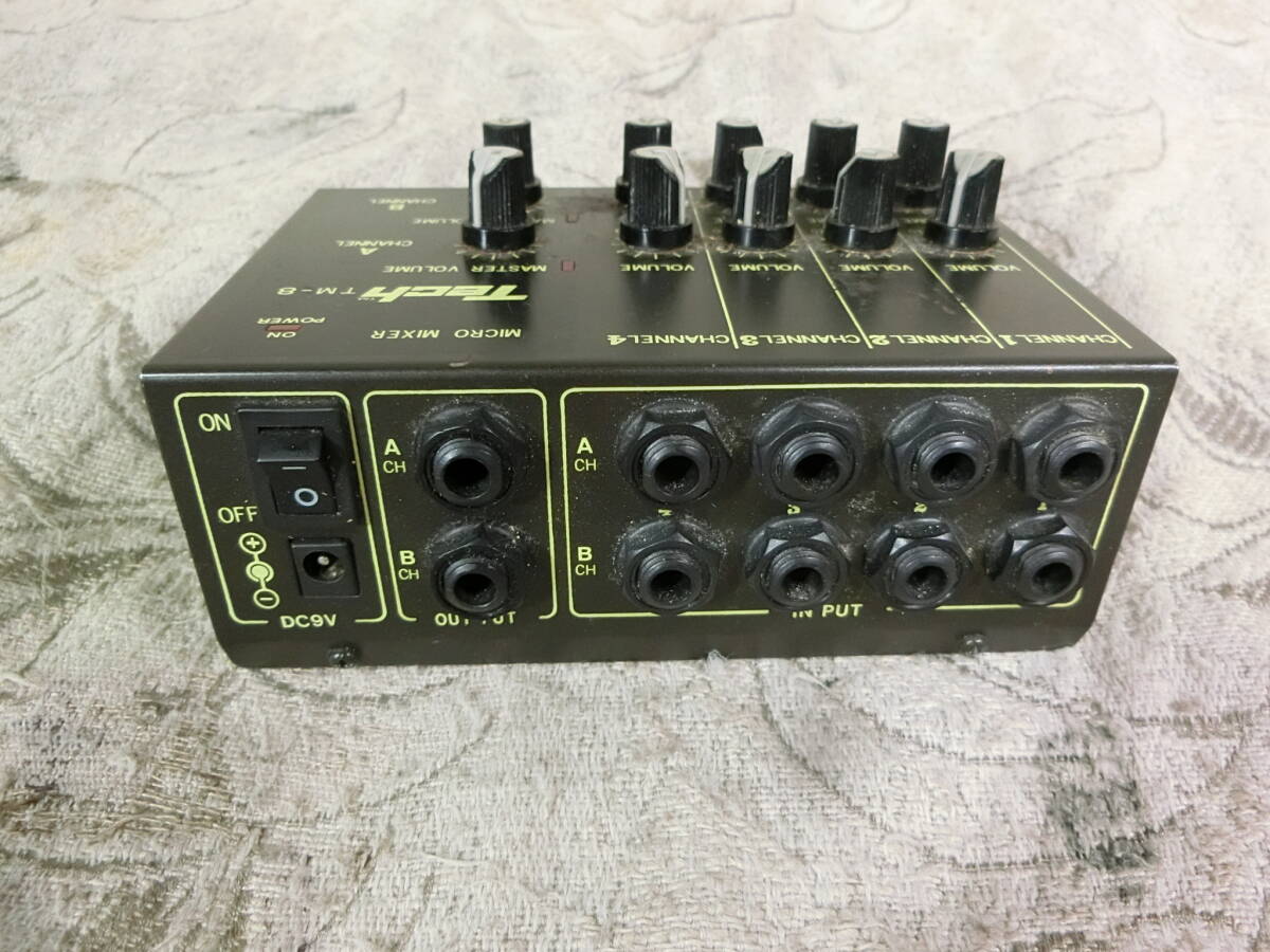 ★③Tech テック TM-8 マイクロミキサー ★ジャンク品_画像3