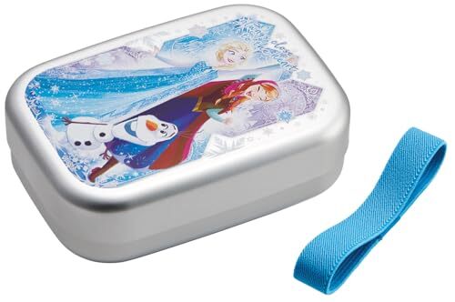 スケーター(Skater) アルミ製 弁当箱 370ml 子供用 保温庫対応 ランチベルト付き 日本製 ディズニー アナ_画像1