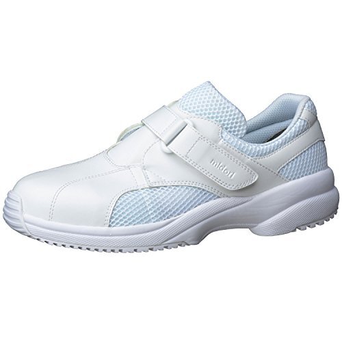 ミドリ安全 ケアセフティ ナースシューズ スニーカー 耐滑 軽量 衝撃吸収 通気 消臭 CSS01N ホワイト 24.5_画像1