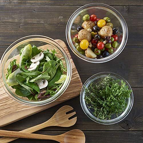 HARIO(ハリオ) 耐熱ガラス製ボウル 3個セット 900ml/1500ml/2200ml ミキシングボウル 調理用_画像3