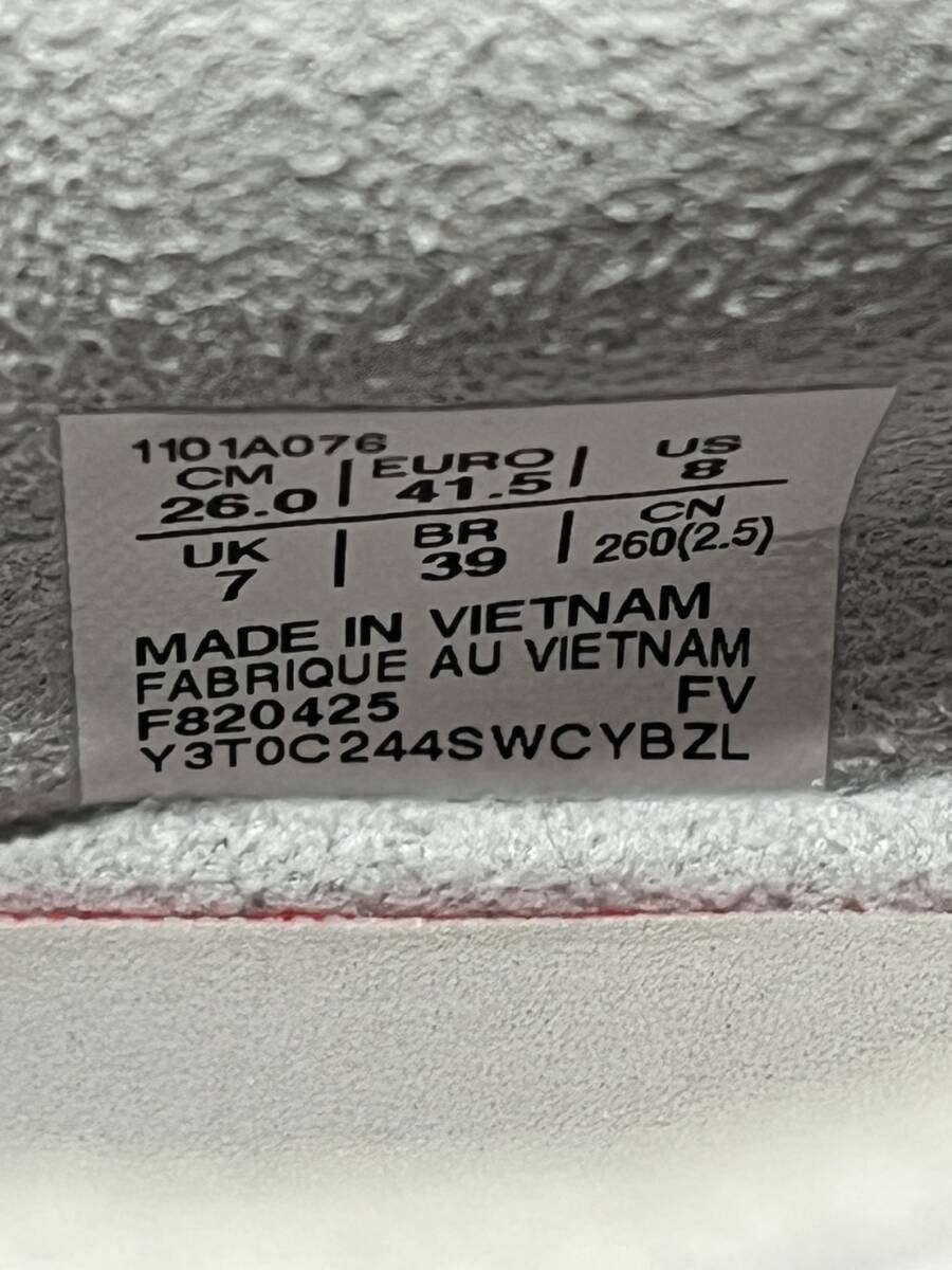 SP198【新品未使用◎】asics DS LIGHT X-FLY 6 サッカー スパイク アシックス 1101A076 白 赤 スポーツ シューズ 靴 定番 美品 26.0cm_画像10