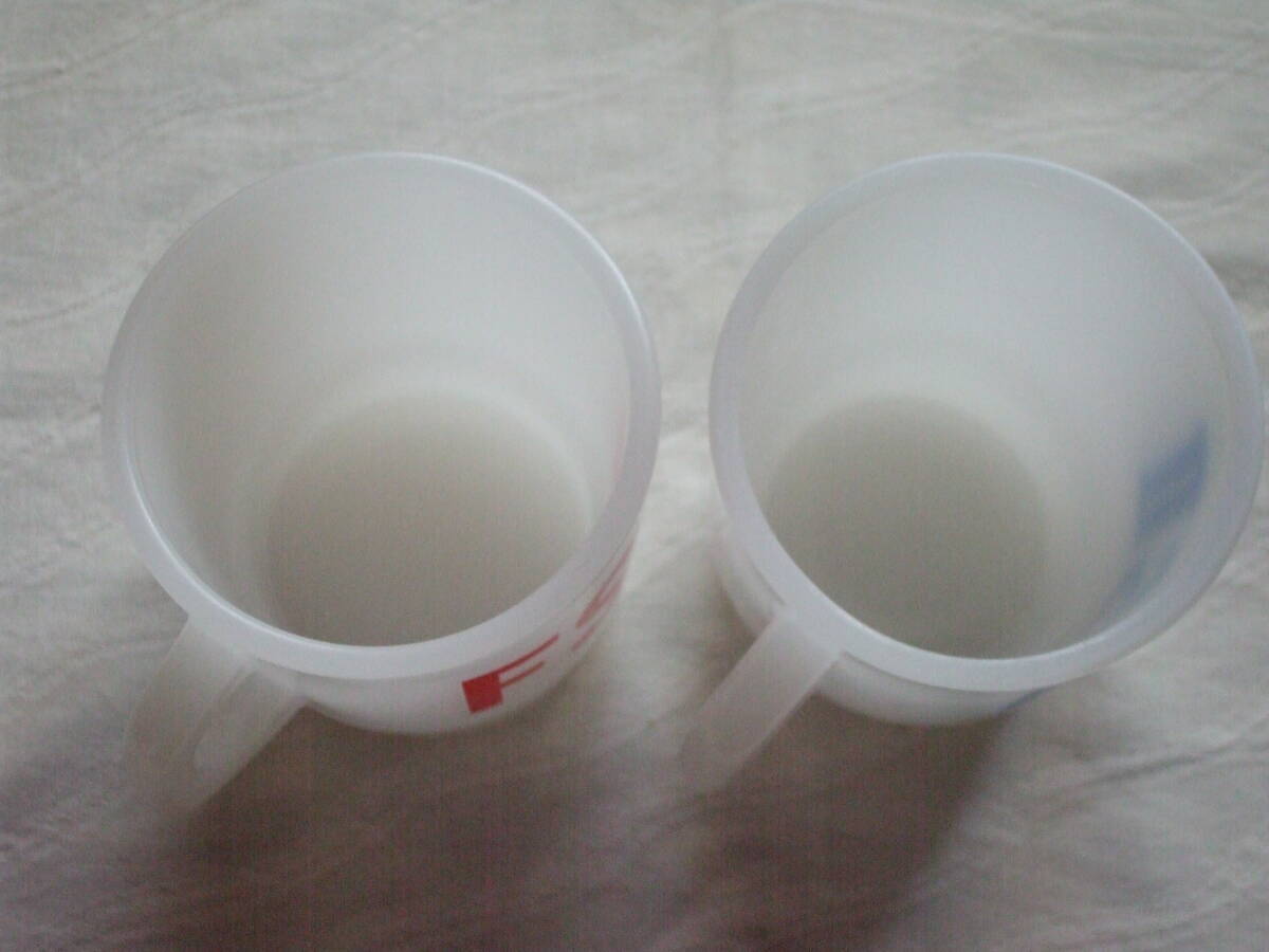 嵐　大野智 ミルクガラスマグカップ 2個　ブルー＆レッド　FREESTYLE II 　フリースタイルⅡ　大阪会場追加グッズ　マグカップ_画像3