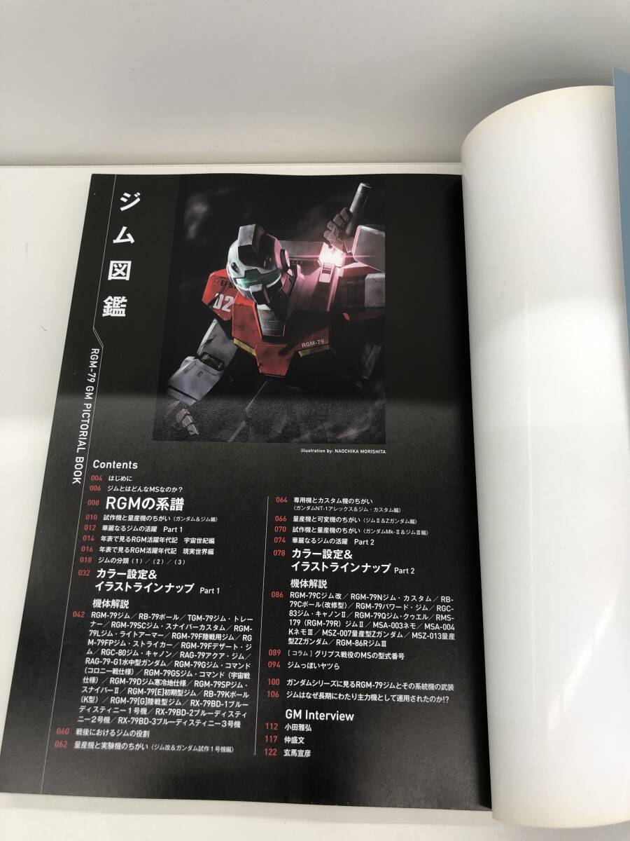 ⑨_A115◆ジム　MS図鑑　RGM-79GM◆古書　雑誌　カラー設定＆イラストラインナップ_画像5